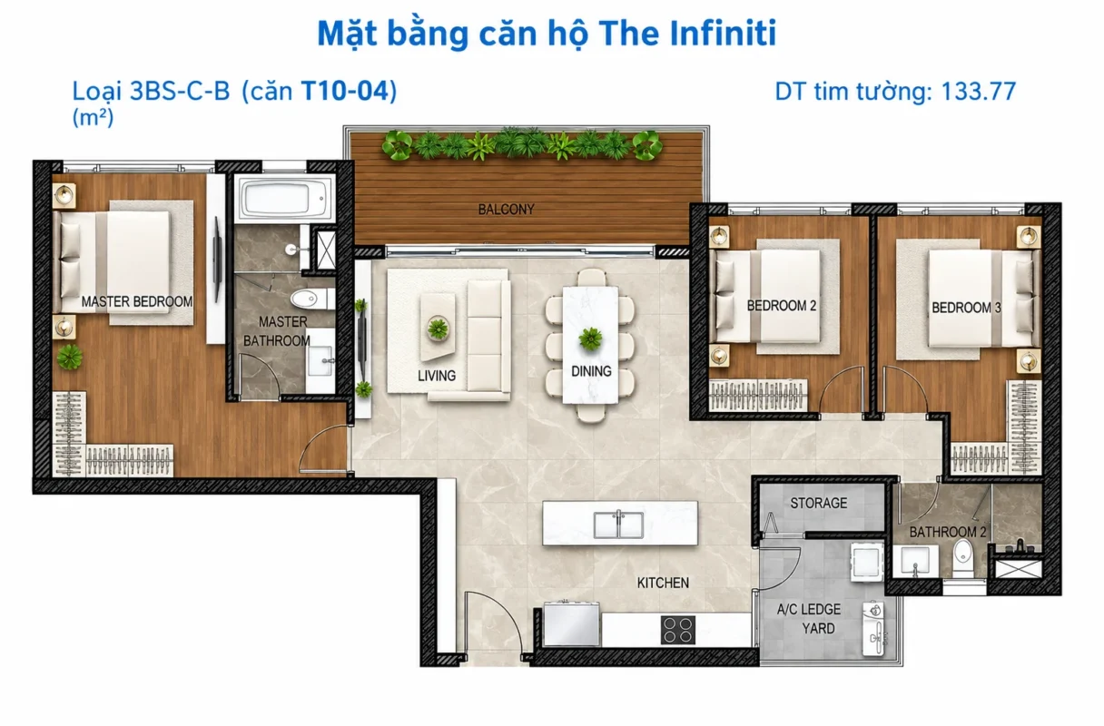 Mặt Bằng The Infiniti Riviera Point Quận 7 – Layout T9, T10, T11, T12 17 Kiểu nhà Tháp T10 Infiniti Quận 7