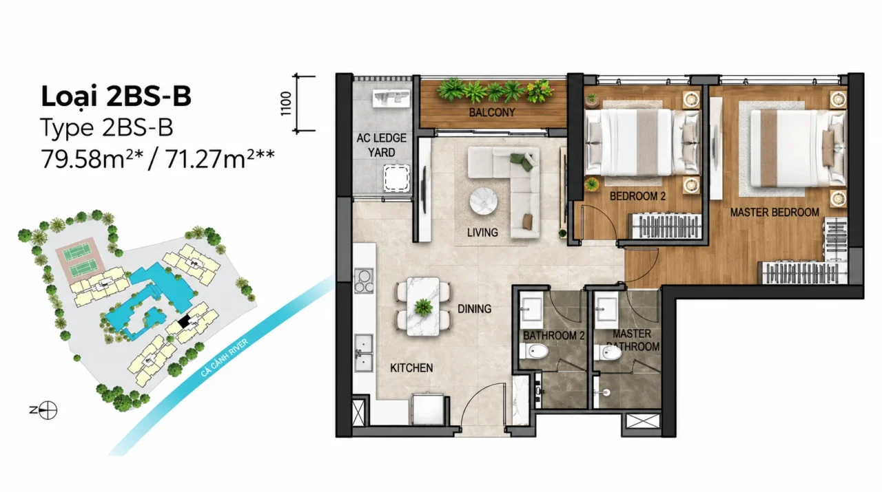 Mặt Bằng The Infiniti Riviera Point Quận 7 – Layout T9, T10, T11, T12 20 Kiểu nhà Tháp T10 Infiniti Quận 7