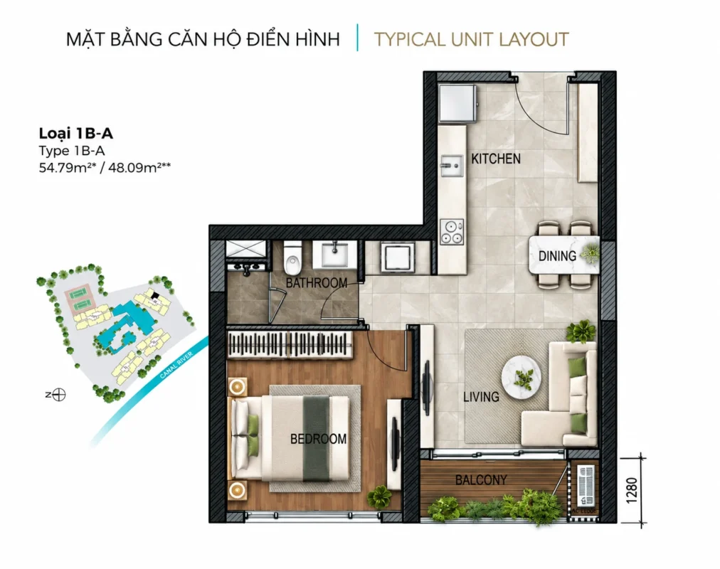 Mặt Bằng The Infiniti Riviera Point Quận 7 – Layout T9, T10, T11, T12 8 Kiểu nhà Tháp T9 Infiniti Quận 7