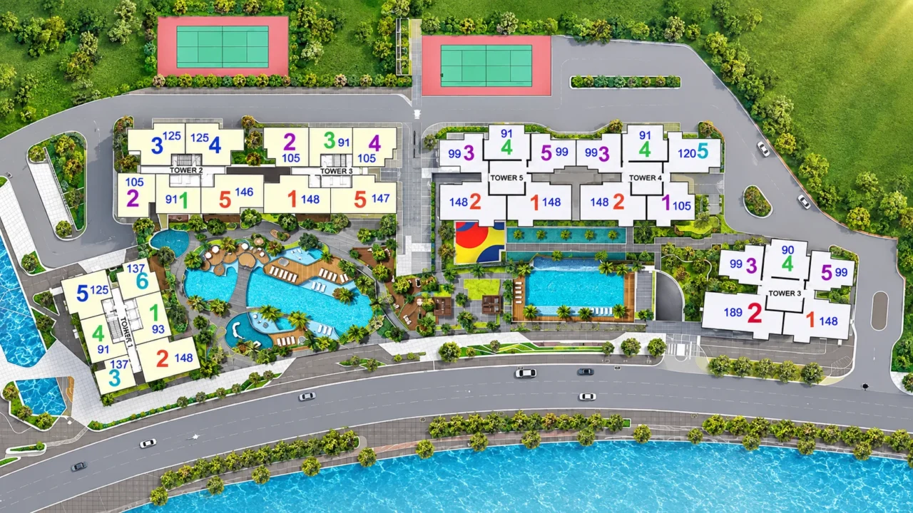 Mặt Bằng The View Riviera Point – Layout T6, T7, T8 Chi Tiết 2 Mặt bằng tòa The View - Riviera Point Quận 7