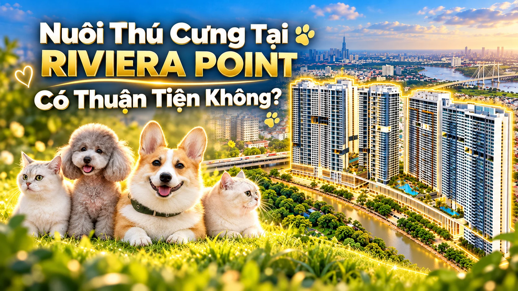 Nuôi Thú Cưng Tại Riviera Point Có Thuận Tiện Không?